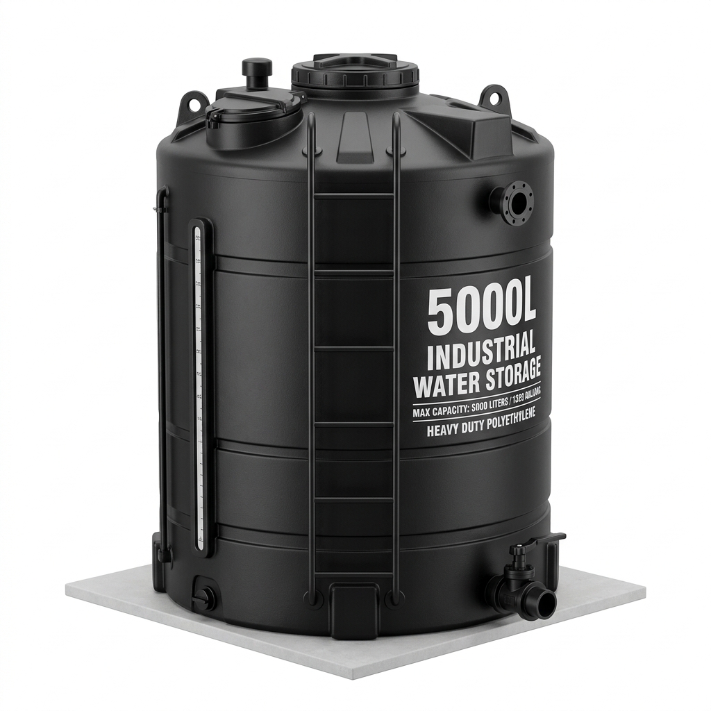 5000L Black Tank