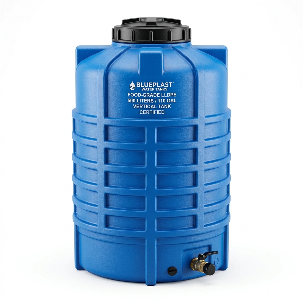 500L Blue Tank